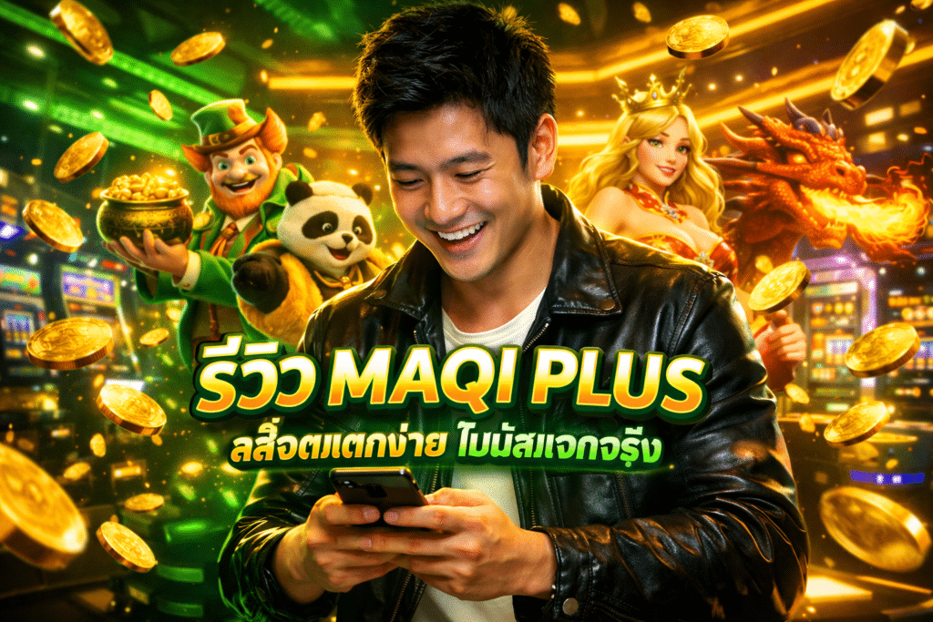 รีวิว MAQI PLUS สล็อตแตกง่าย โบนัสแจกจริง